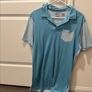 DKNY Sky Blue Polo Shirt